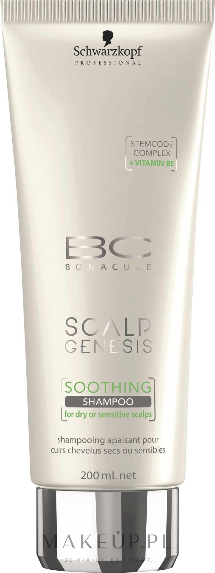 Kojący szampon do wrażliwej skóry głowy - Schwarzkopf Professional BC Bonacure Scalp Genesis Soothing Shampoo — Zdjęcie 200 ml