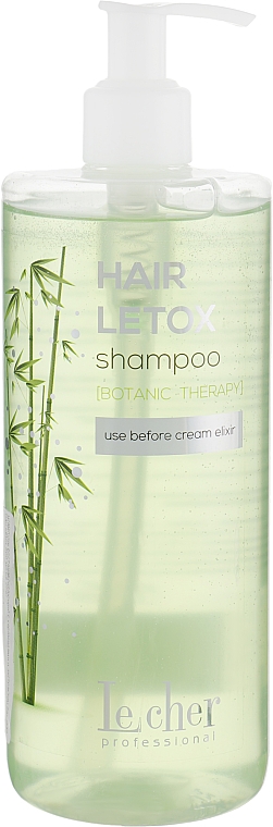 Szampon rewitalizujący z ceramidami i ekstraktem z bambusa - Lecher Hair Letox Shampoo