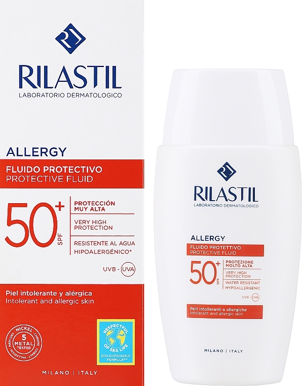 Fluid przeciwsłoneczny - Rilastil Sun System Allergy Protective Fluid — Zdjęcie N2