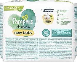 Chusteczki nawilżane dla niemowląt 4x46 szt. - Pampers New Baby Harmonie Body Wipes — Zdjęcie N7