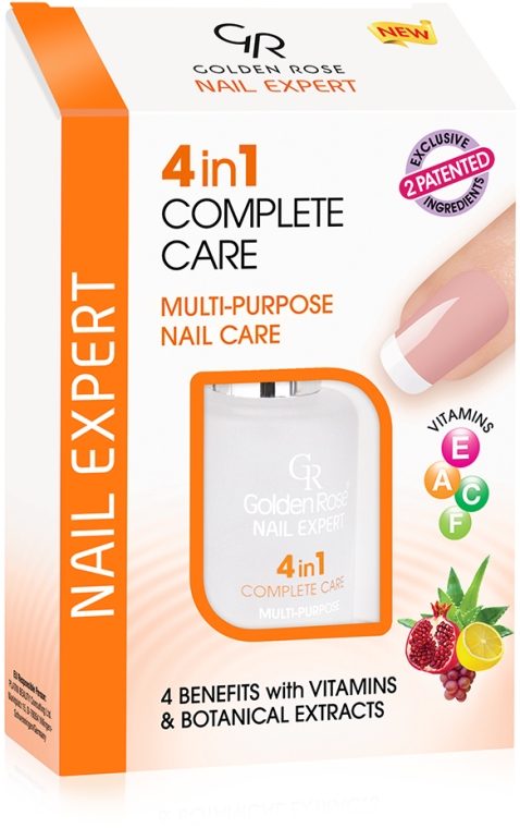 Kompleksowa pielęgnacja paznokci - Golden Rose Nail Expert 4 in 1 Complete Care