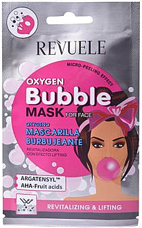 Rewitalizująca maska bąbelkowa do twarzy - Revuele Revitalising Oxygen Bubble Mask — Zdjęcie N1
