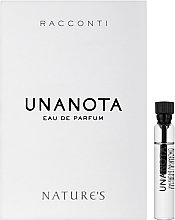 Nature's Racconti Unanota Eau - Woda perfumowana (próbka) — Zdjęcie N1