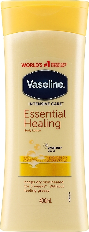 Nawilżający lotion do ciała - Vaseline Intensive Care Essential Healing Lotion — Zdjęcie N3