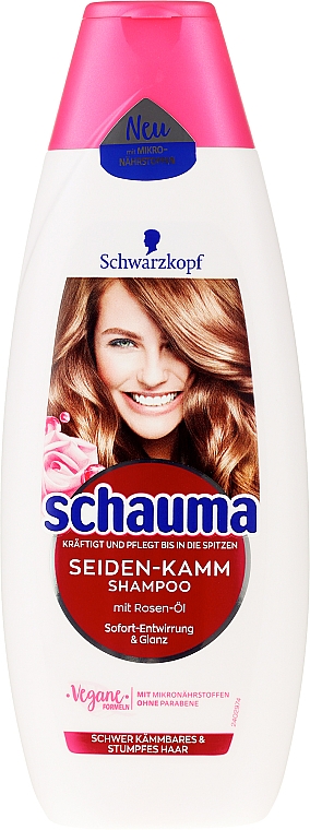 Szampon do włosów suchych - Schauma Silk Comb Shampoo — Zdjęcie N1
