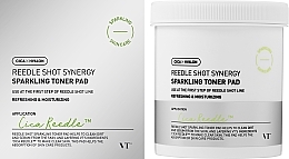 Wygładzające płatki do twarzy - VT Cosmetics Reedle Shot Synergy Sparkling Toner Pad — Zdjęcie N1