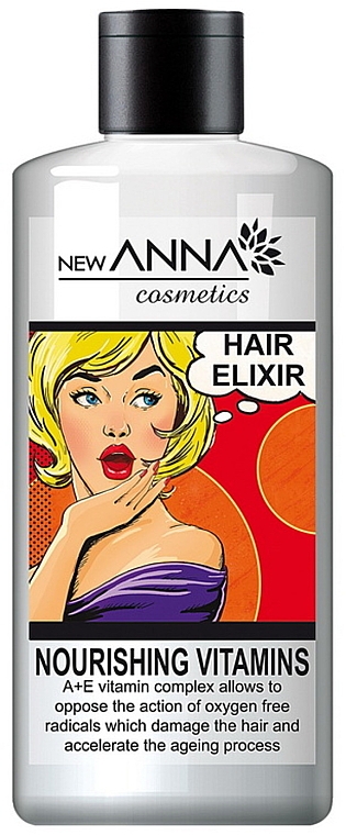 Odżywczy eliksir do włosów z witaminami - New Anna Cosmetics Hair Elixir Nourishing Vitamins — Zdjęcie N1