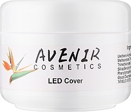 Jednofazowy żel przedłużający - Avenir Cosmetics LED Cover Gel — Zdjęcie N2