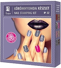 Zestaw do stemplowania paznokci № 2 - Moyra Nail Stamping Kit — Zdjęcie N1