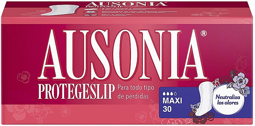 Wkładki higieniczne, 30 szt. - Ausonia Protegeslip Maxi  — Zdjęcie N1