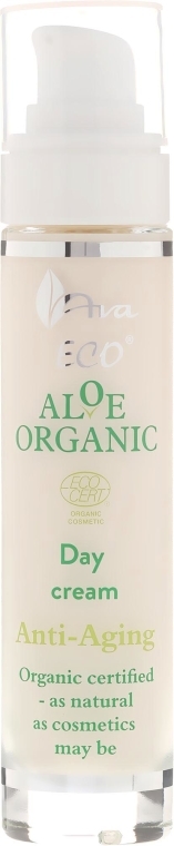 Przeciwstarzeniowy krem do twarzy na dzień Opuncja i aloes - AVA Laboratorium Eco Aloe Organic — Zdjęcie N2