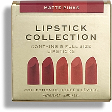 Zestaw 5 pomadek do ust - Revolution Pro Lipstick Collection Matte Pinks — Zdjęcie N4