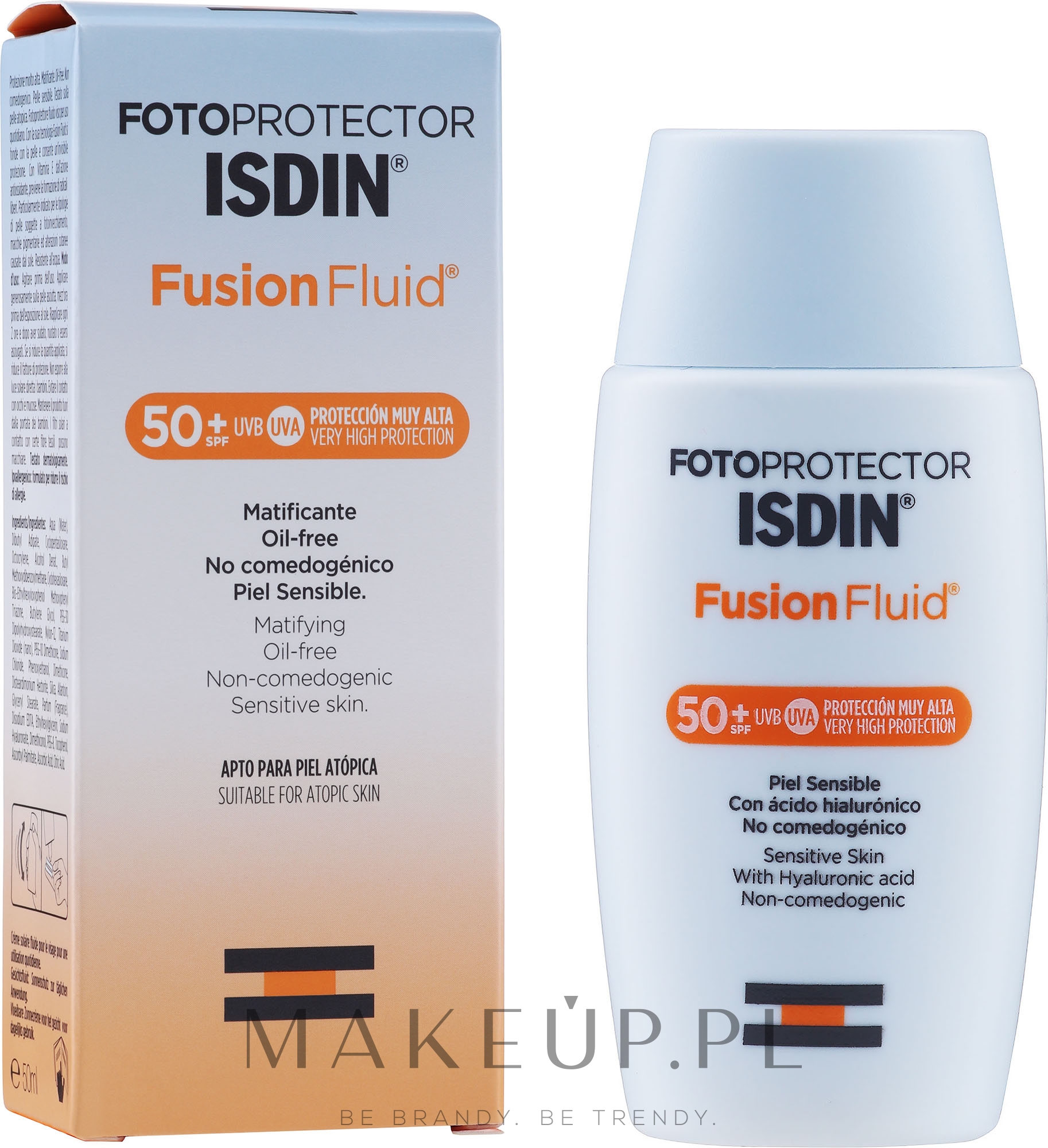 Fluid przeciwsłoneczny SPF 50+ - Isdin Fotoprotector Fusion Fluid SPF 50+ — Zdjęcie 50 ml