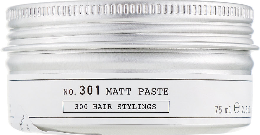 Mocna pasta do włosów, matowa dla mężczyzn - Depot Hair Styling 301 Matt Past
