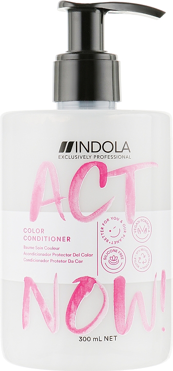 Odżywka do włosów farbowanych - Indola Act Now! Color Conditioner
