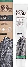 Organiczna czarna wybielająca pasta do zębów - Ecodenta Certified Cosmos Organic Black Whitening Toothpaste — Zdjęcie N2