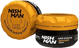 Pasta do stylizacji włosów - Nishman Hair Defining Matte Paste M1 — Zdjęcie N1