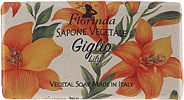 Kup Naturalne mydło w kostce Lilia - Florinda Vegetal Lily Soap