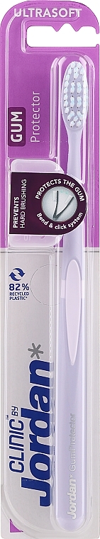 Jordan Clinic Gum Protector Ultra Soft Toothbrush - Szczoteczka do zębów, ultramiękka, liliowa — Zdjęcie N1