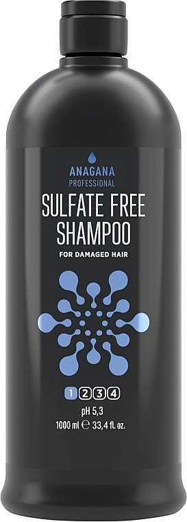 Szampon do włosów zniszczonych bez siarczanów - Anagana Sulfate Free Shampoo — Zdjęcie N1