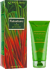Rabarbarowy krem do ciała - L'Erbolario Rabarbaro Body Cream — Zdjęcie N2