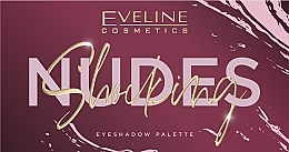 PREZENT! Paleta cieni do powiek - Eveline Cosmetics Shocking Nudes Eyeshadow Palette — Zdjęcie N2