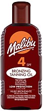 Kup Brązujący olejek do opalania - Malibu Bronzing Tanning Oil SPF4