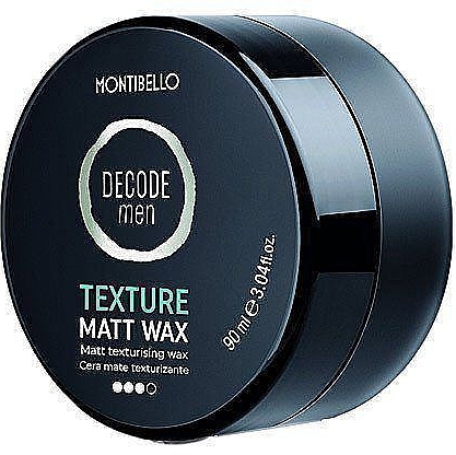 Matujący wosk do włosów - Montibello Decode Texture Men Matt Wax — Zdjęcie N1