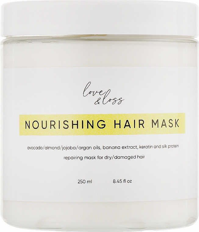 Odżywcza maska do włosów z olejkiem z awokado - love&loss Nourishing Hair Mask — Zdjęcie N2