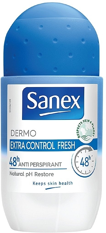 Dezodorant w kulce - Sanex Dermo Extra Control Fresh Roll On — Zdjęcie N1