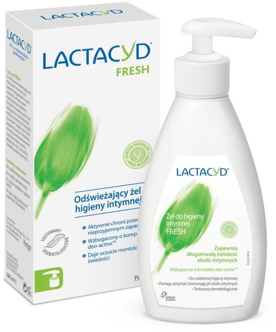 Odświeżający żel do higieny intymnej (z dozownikiem) - Lactacyd Body Care With Box