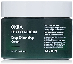 Intensywny krem ​​do twarzy - Jayjun Okra Phyto Mucin Deep Enhancing Cream — Zdjęcie N1