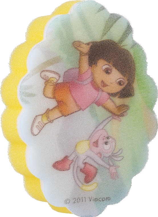 Gąbka dziecięca Dora 169-17, żółta - Suavipiel Dora Bath Sponge — Zdjęcie N1