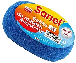 Kup Gąbka do masażu Antrystress, niebieska - Sanel Antystress