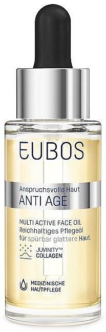 Multiaktywny olejek do twarzy - Eubos Med Anti Age Multi Active Face Oil — Zdjęcie N1