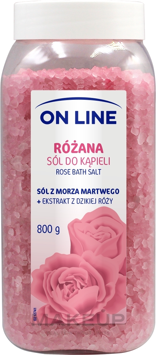 Różana sól do kąpieli Odprężenie - On Line — Zdjęcie 800 g