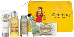 Kup Zestaw - L'Occitane Amande Coffret (h/cr/10ml + sh/oil/35ml + soap/50g + b/milk/20ml +b/oil/15ml)