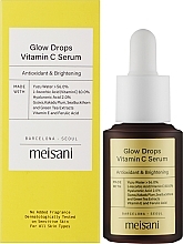 Serum do twarzy z witaminą C - Meisani Glow Drops Vitamin C Serum — Zdjęcie N2