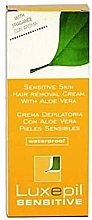 Kup Krem do depilacji do skóry wrażliwej - Luxepil Sensitive Classic Depilatory Cream + Spatula