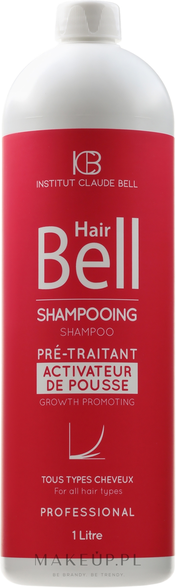 Szampon przyspieszający wzrost włosów - Institut Claude Bell Hair Bell Growth Accelerator Shampoo — Zdjęcie 1000 ml