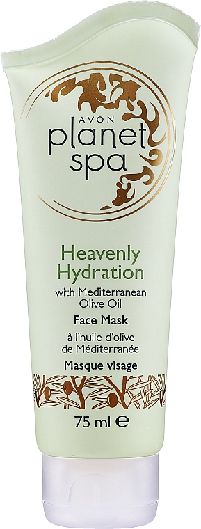 Nawilżająca maseczka do twarzy ze śródziemnomorską oliwą z oliwek - Avon Planet Spa Heavenly Hydration