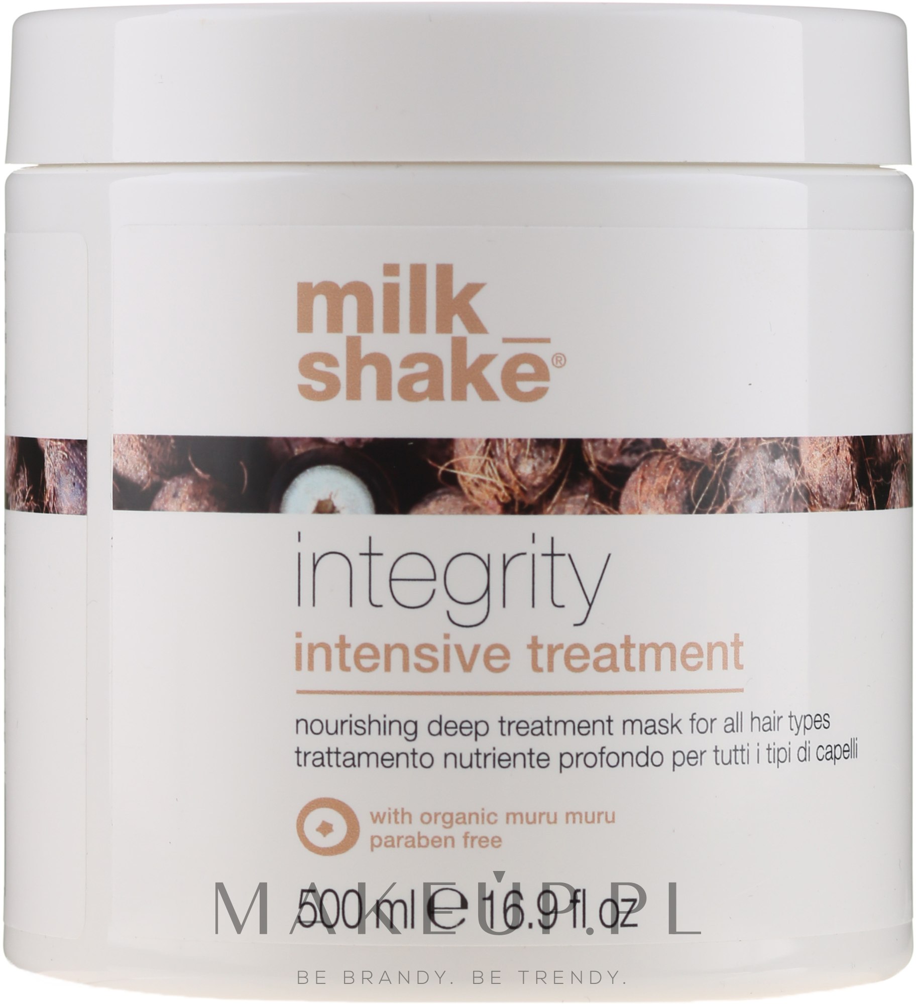 Intensywna maska głęboko odżywiająca włosy - Milk Shake Integrity Intensive Treatment — Zdjęcie 500 ml