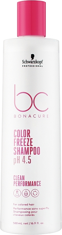 Szampon do włosów farbowanych - Schwarzkopf Professional Bonacure Color Freeze Shampoo pH 4.5