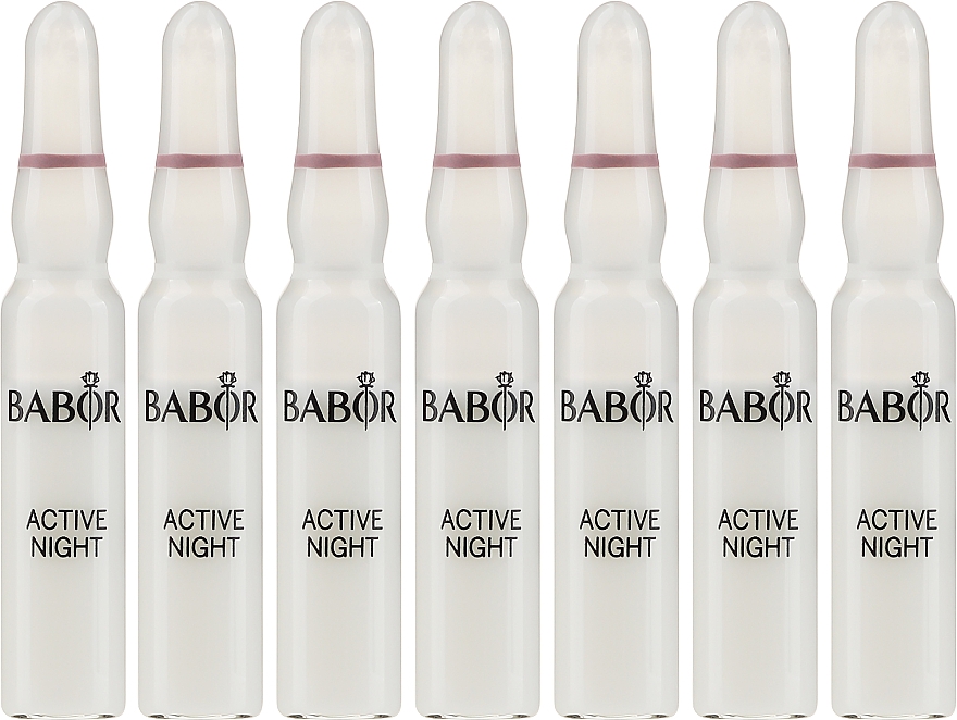 Ampułki do twarzy na noc - Babor Ampoule Concentrates Active Night — Zdjęcie N2