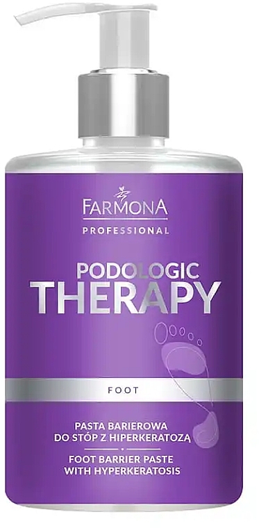 Pasta barierowa do stóp z hiperkeratozą - Farmona Professional Podologic Therapy — Zdjęcie N1