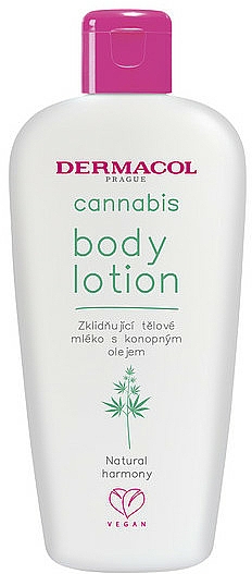 Harmonizujące mleczko do ciała z olejem konopnym - Dermacol Cannabis Body Lotion — Zdjęcie N1