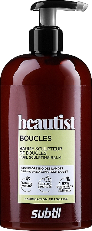 Balsam do włosów kręconych modelujący loki - Laboratoire Ducastel Subtil Beautist Curly Balm — Zdjęcie N3