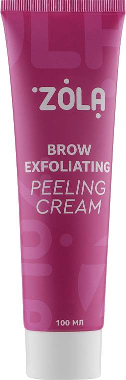 Krem do brwi - Zola Brow Exfoliating Peeling Cream — Zdjęcie N1