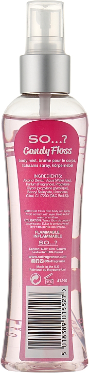 Spray do ciała - So…? Candy Floss Body Mist — Zdjęcie N4