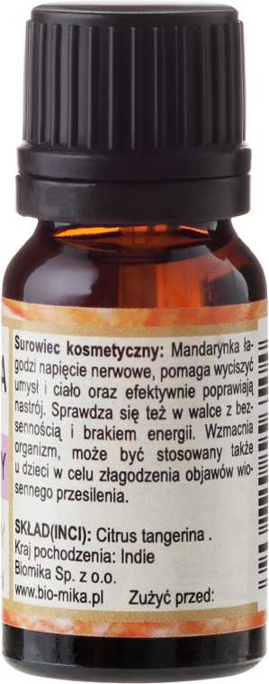 Naturalny olejek mandarynkowy - Biomika — Zdjęcie N2